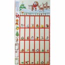 Advent Calendar Col. 101 Cream/Red (60cm)